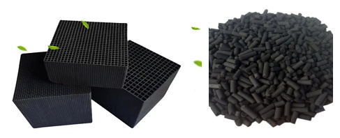 蜂窝状活性炭与煤质柱状活性炭的比较